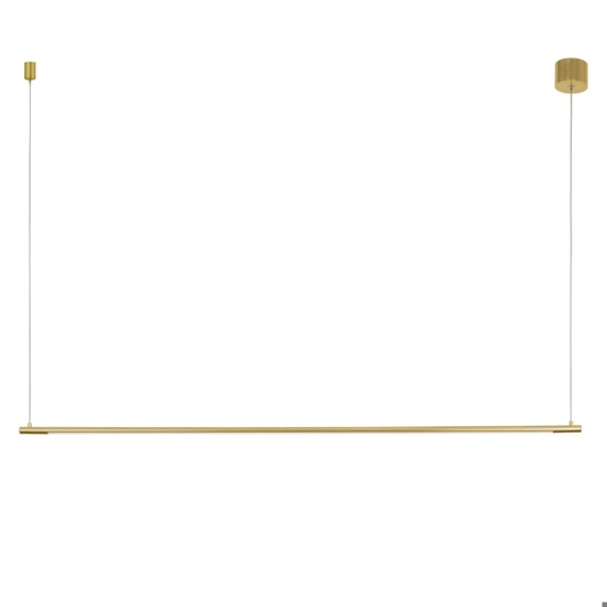 Lampadario dorato moderno da tavolo bacchetta led 20w 3000k