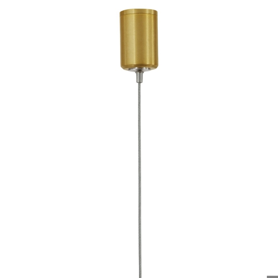 Lampadario dorato moderno da tavolo bacchetta led 20w 3000k