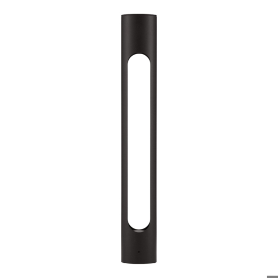 Lampione nero moderno led 10w 3000k per giardino