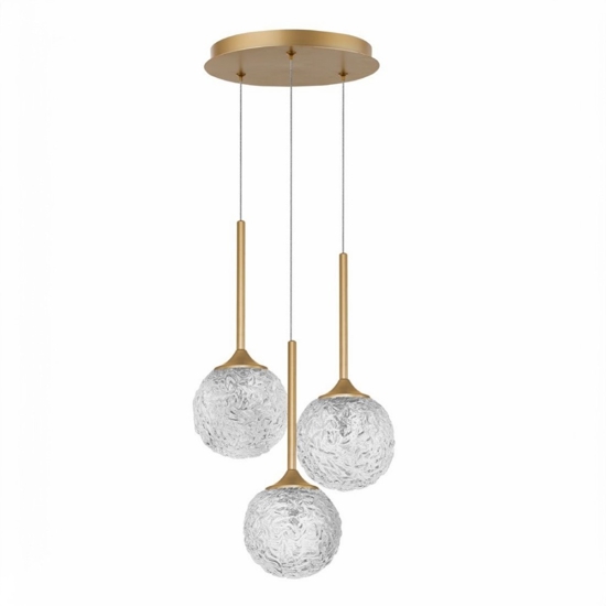 Lampadario 3 luci per camera da letto contemporaneo