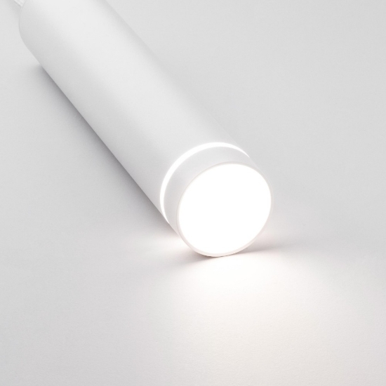 Lampadario a sospensione cilindro bianco per bagno