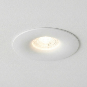 Faretto da incasso a soffitto in metallo bianco