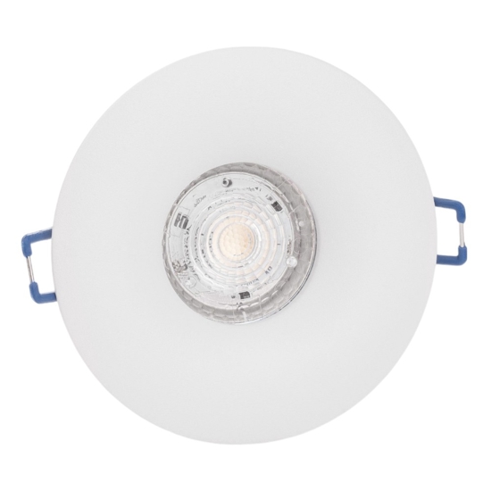 Faretto da incasso a soffitto in metallo bianco