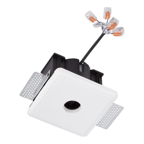 Faretto spoty 48v di gesso da incasso per controsoffitto
