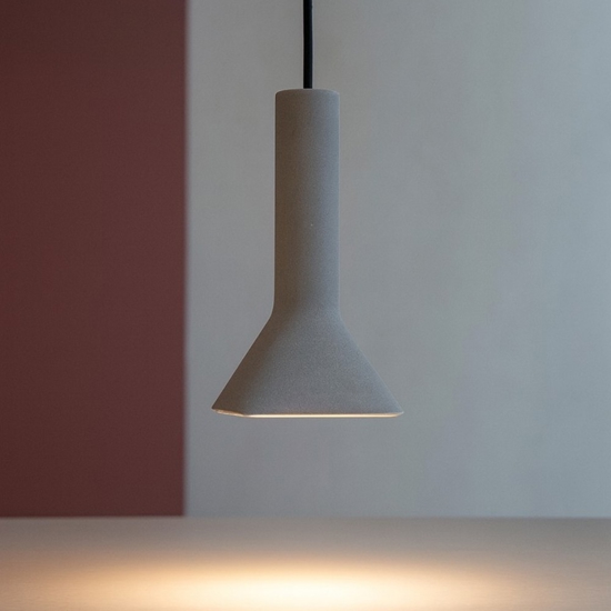 Lampada a sospensione di cemento per isola penisola design