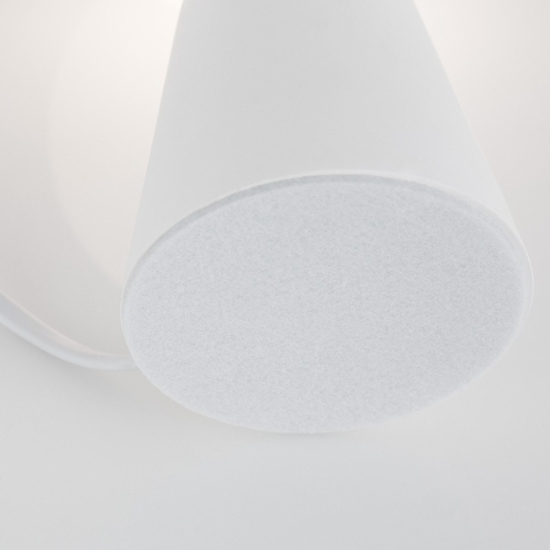 Abat-jour lampada da comodino bianca sfera di vetro moderna