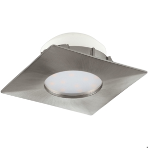 Faretto da incasso led a soffitto 6w 3000k grigio fp eglo