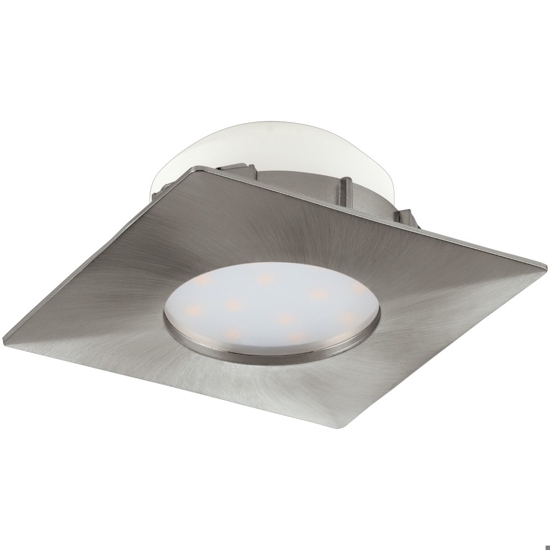Faretto da incasso led a soffitto 6w 3000k grigio fp eglo