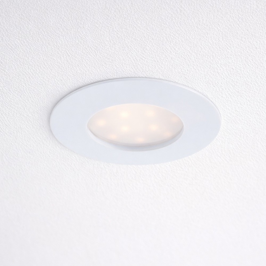 Eglo faretto da incasso 6w 3000k bianco rotondo fp