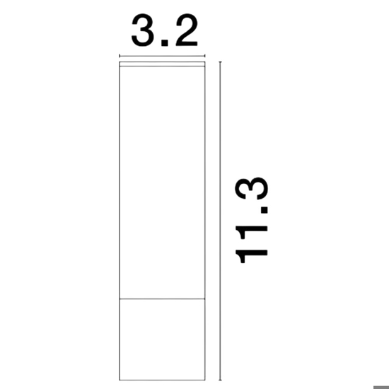 Faretto led 5w 3000k da soffitto cilindro bianco