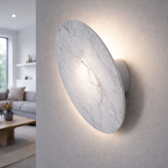 Linea light gemini applique led 19w 2700k rotonda