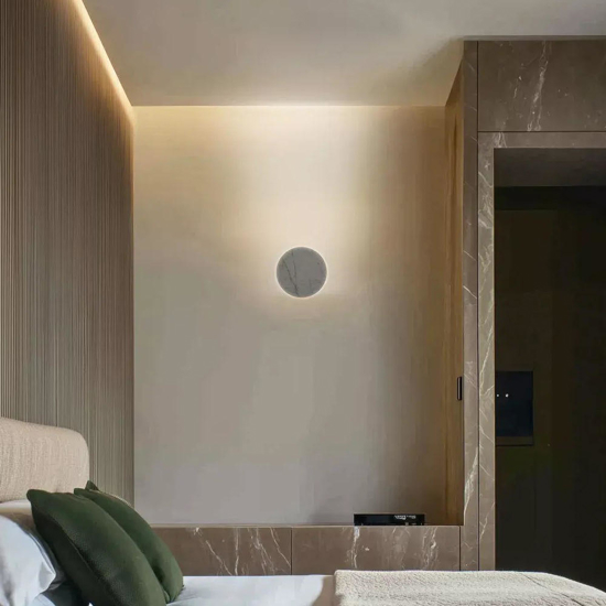 Linea light gemini applique led 19w 2700k rotonda