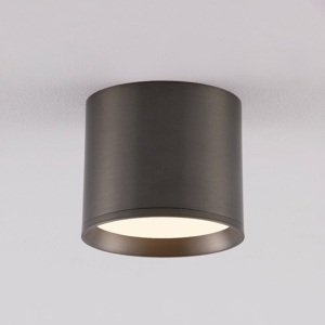 Faretto da osoffitto nickel nero led 10w 3000k cilindro