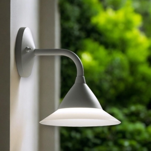 Applique da esterno bianca moderna led 20w 3000k
