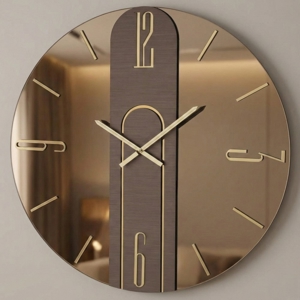 Orologio da parete mistica 60cm vetro bronzo design moderno