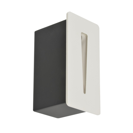 Segnapasso da incasso per interni esterni bianco led 3w 3000k