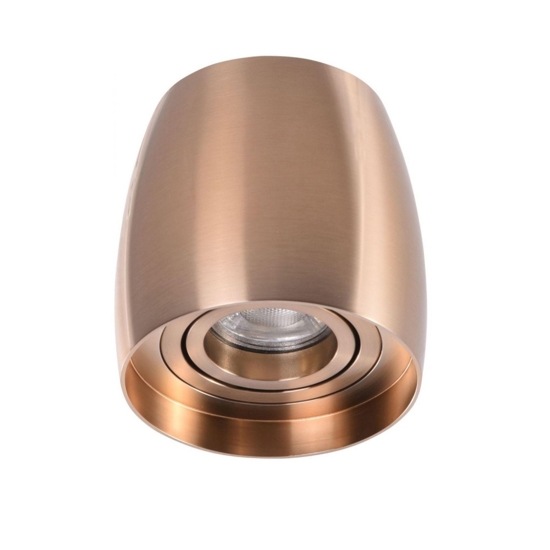 Faretto oro rame lampada da soffitto orientabile design moderno