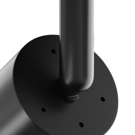 Faretto da incasso cilindro da soffitto nero orientabile maytoni focus
