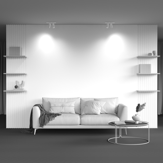 Maytoni focus plafoniera da soffitto con 2 faretti orientabili