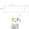 Applique per esterno bianco acrilico led 12w 3000k 4000k 6500k