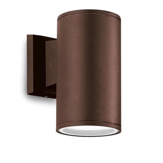 Gea luce applique da esterno cilindro ruggine