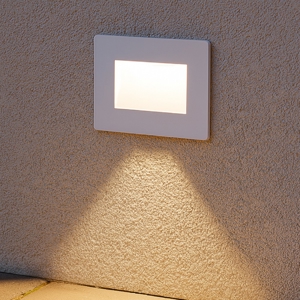 Segnapasso led bianco da incasso 3w cct per cassetta 503 ip54