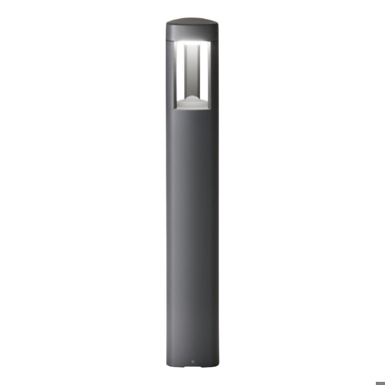 Lampione luce da giardino antracite gea luce janet moderno
