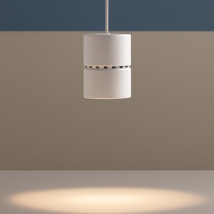 Lampada cilindrica a sospensione per isola bianco led 15w 3000k fp