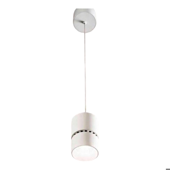 Lampada cilindrica a sospensione per isola bianco led 15w 3000k fp