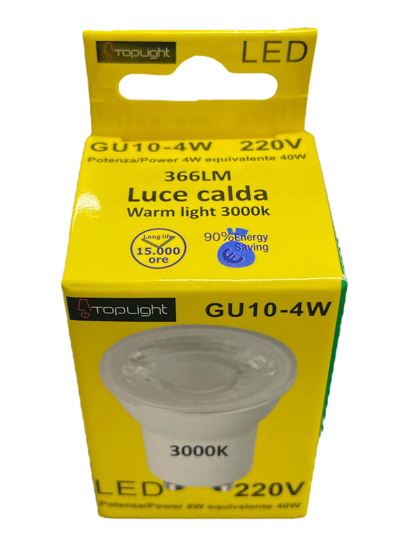 Toplight lampadina led gu10 35mm 4.5w 3000k 