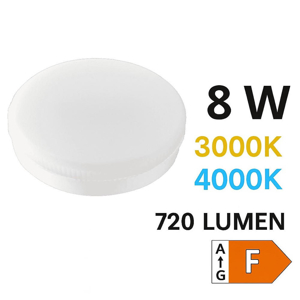 Lampadina led gx53 switch 3000-4000 8w 720lm toplight