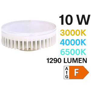 Top light lampadina led gx53 per esterno 10w cct 1290 lumen