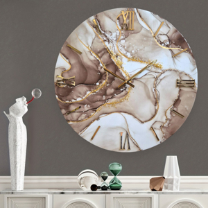 Orologio da parete rotondo 40cm moderno elegance in resina