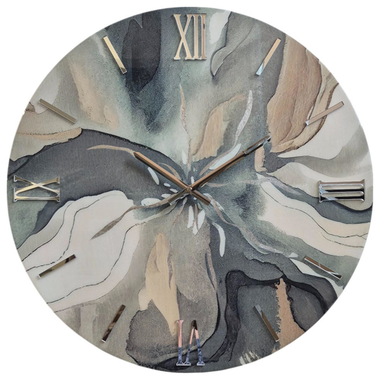 Orologio nuance 60cm da parete tondo moderno in resina
