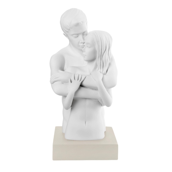 Busto coppia innamorati bongelli preziosi soprammobile nocciola