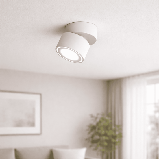 Vivida cyber faretto spot orientabile bianco led 11,5w 3000k