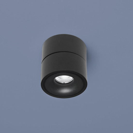 Applique da parete led 3000k nera orientabile vivida cyber