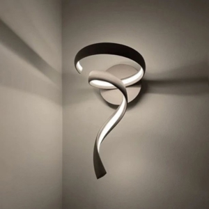 Vivida flame applique led moderna sabbia 3000k 4000k