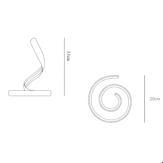 Lampada led da comodino flame vivida bianca 3000k 4000k