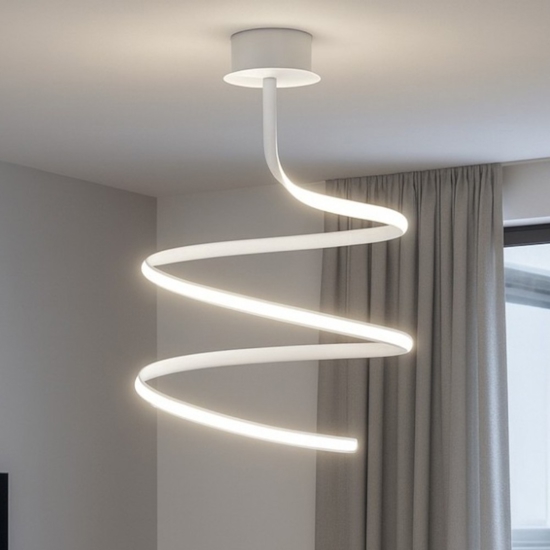 Plafoniera led 3000k originale dimmerabile vivida ribbon