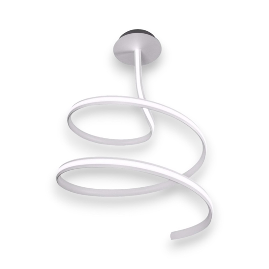Lampadario led bianco 48w 4000k vivida ribbon design