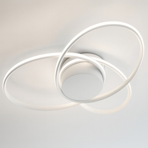 Plafoniera design moderna led 47w 3000k dimmerabile vivida clover
