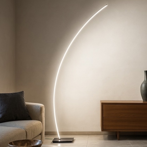 Vivida bracket lampada ad arco nera led 33w 3000k 4000k