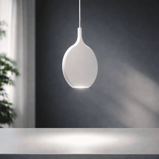Vivida smash lampada a sospensione bianca led 3000k