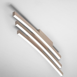 Vivida bow sabbia plafoniera led 36w 3000k 4000k design moderna