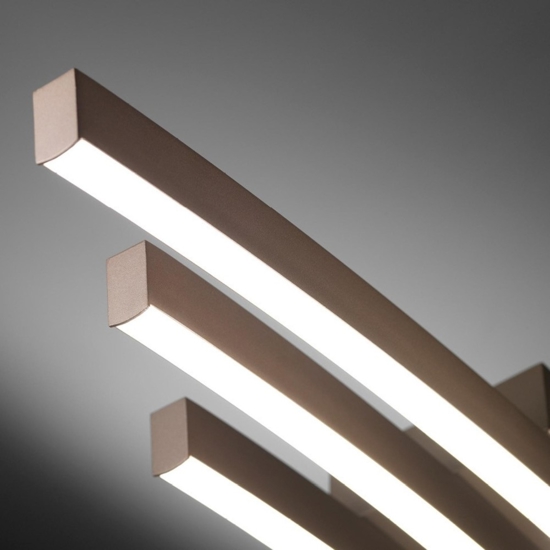 Vivida bow sabbia plafoniera led 36w 3000k 4000k design moderna