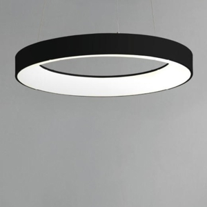 Lampadario nero vivida inner-r 60 led 50w 3000k 4000k dimmerabile