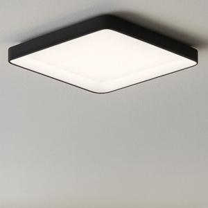 Vivida inner-s plafoniera 80 quadrata nera led 80w 3000k 4000k dimmerabile
