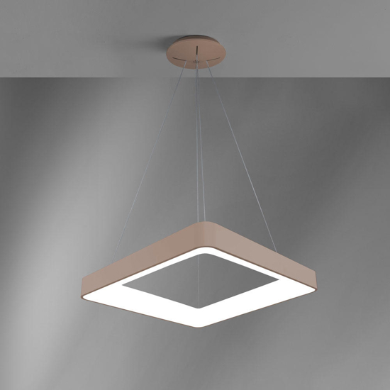 Lampadario inner-s 60 moderno sabbia 50w 3000k 4000k vivida