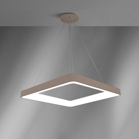 Lampadario inner-s 80 sabbia led 80w 3000k 4000k dimmerabile vivida